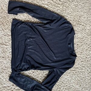 All Saints Charcoal Long Sleeve Shirt